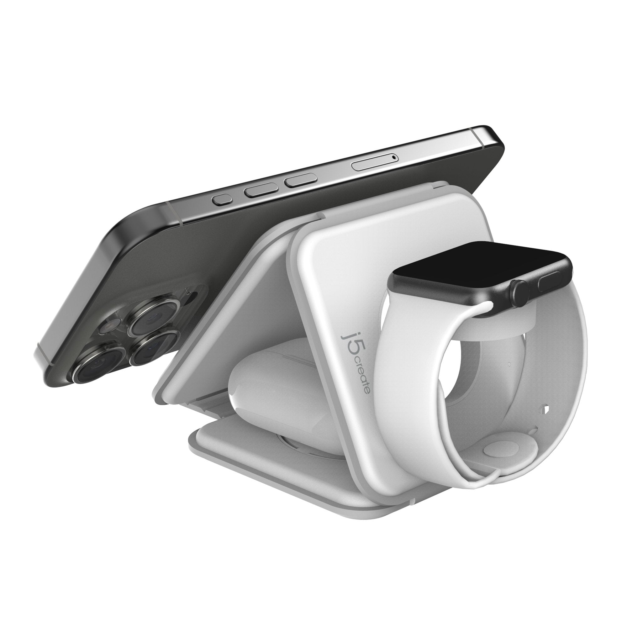 Qi2 3-In-1 Magnetic Travel Char