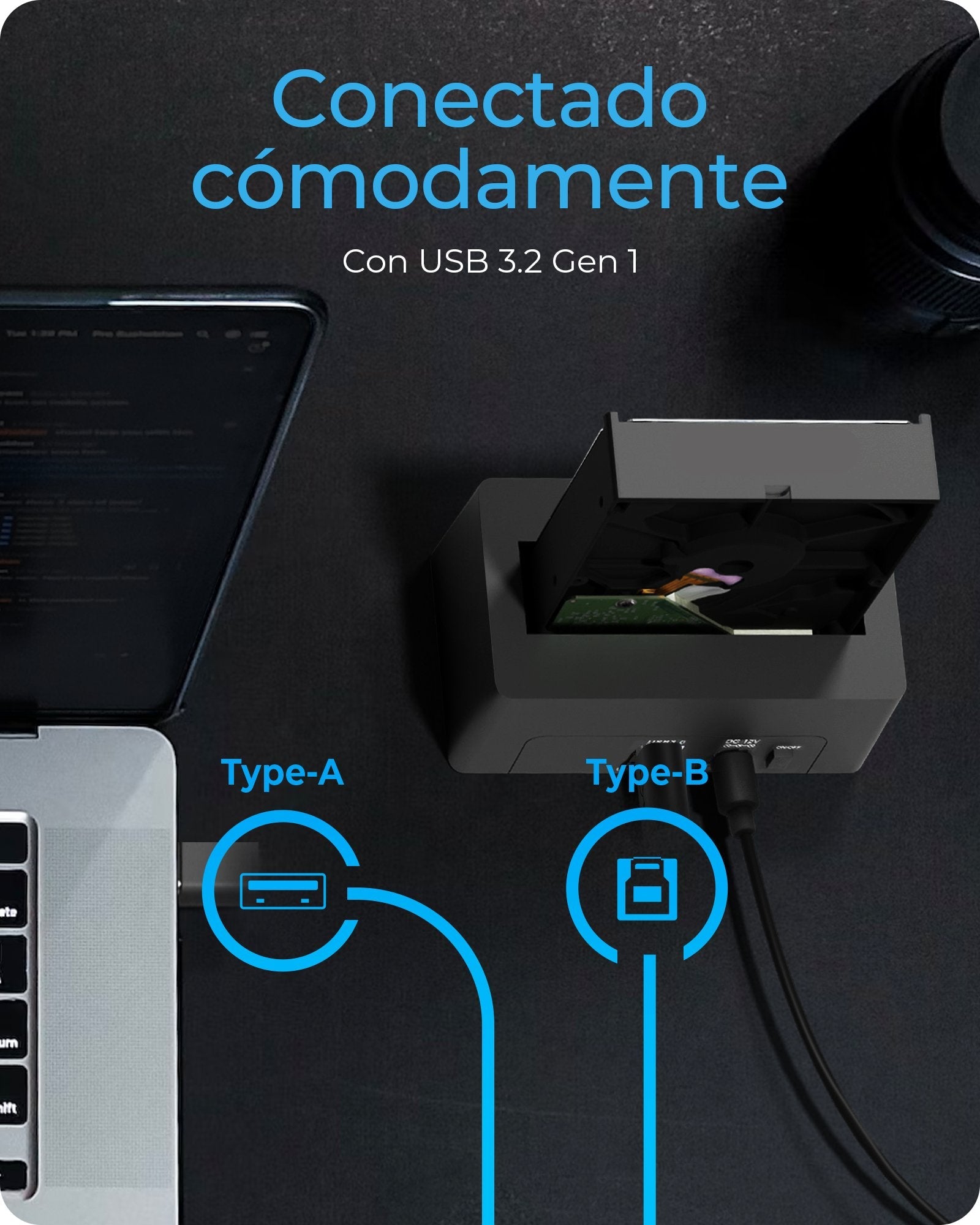 EAN 4250078173366 - ICY BOX IB-1121-U3 USB 3.2 Gen 1 (3.1 Gen 1) Type-A Negro imagen 3