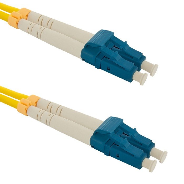 Qoltec 54016 Cable De Fibra Optica 3 M Lszh Lc/Upc Amarillo