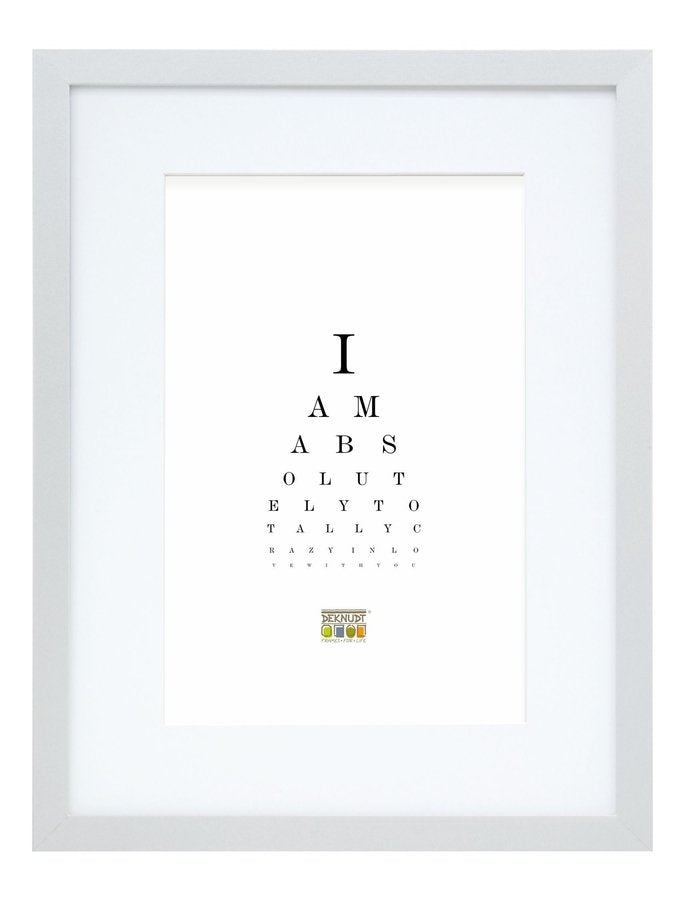 Deknudt S66kd1 P1 Din A3 29,7x42 Holz Silber Mit Passepartout