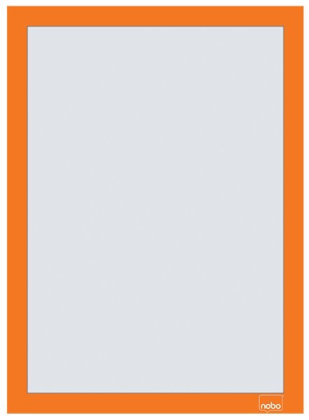 Nobo Pack De 2 Marcos Autoadhesivos Magneticos En Formato A4 - Colocacion En Vertical U Horizontal - Marco De Color