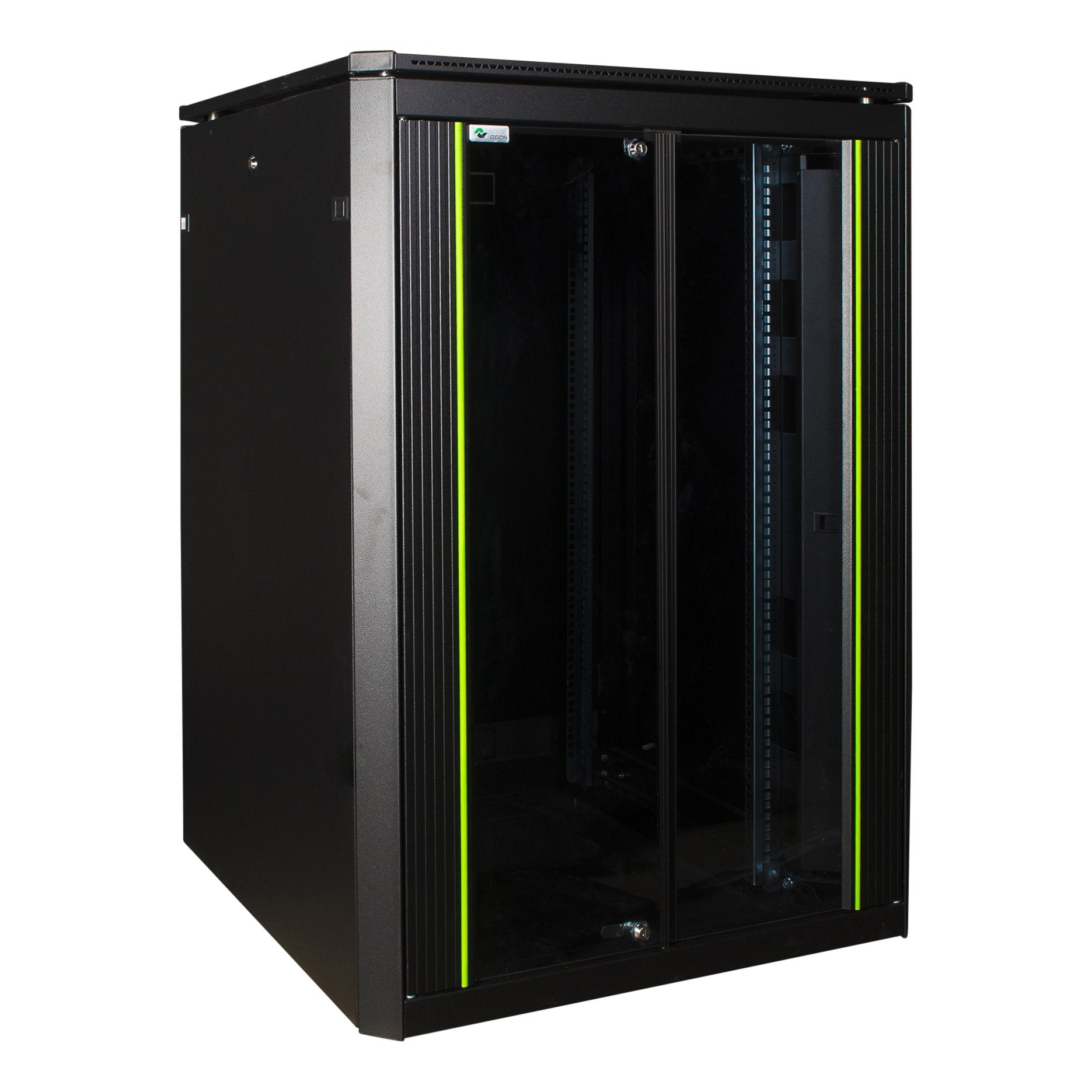 Logon Rdl22u88bl Armario Rack 22u Rack O Bastidor Independiente Negro