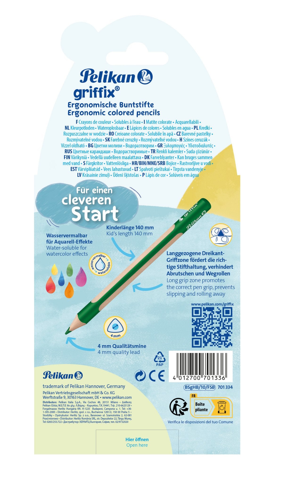 EAN 4012700701336 - Pelikan griffix Multicolor 10 pieza(s) imagen 2