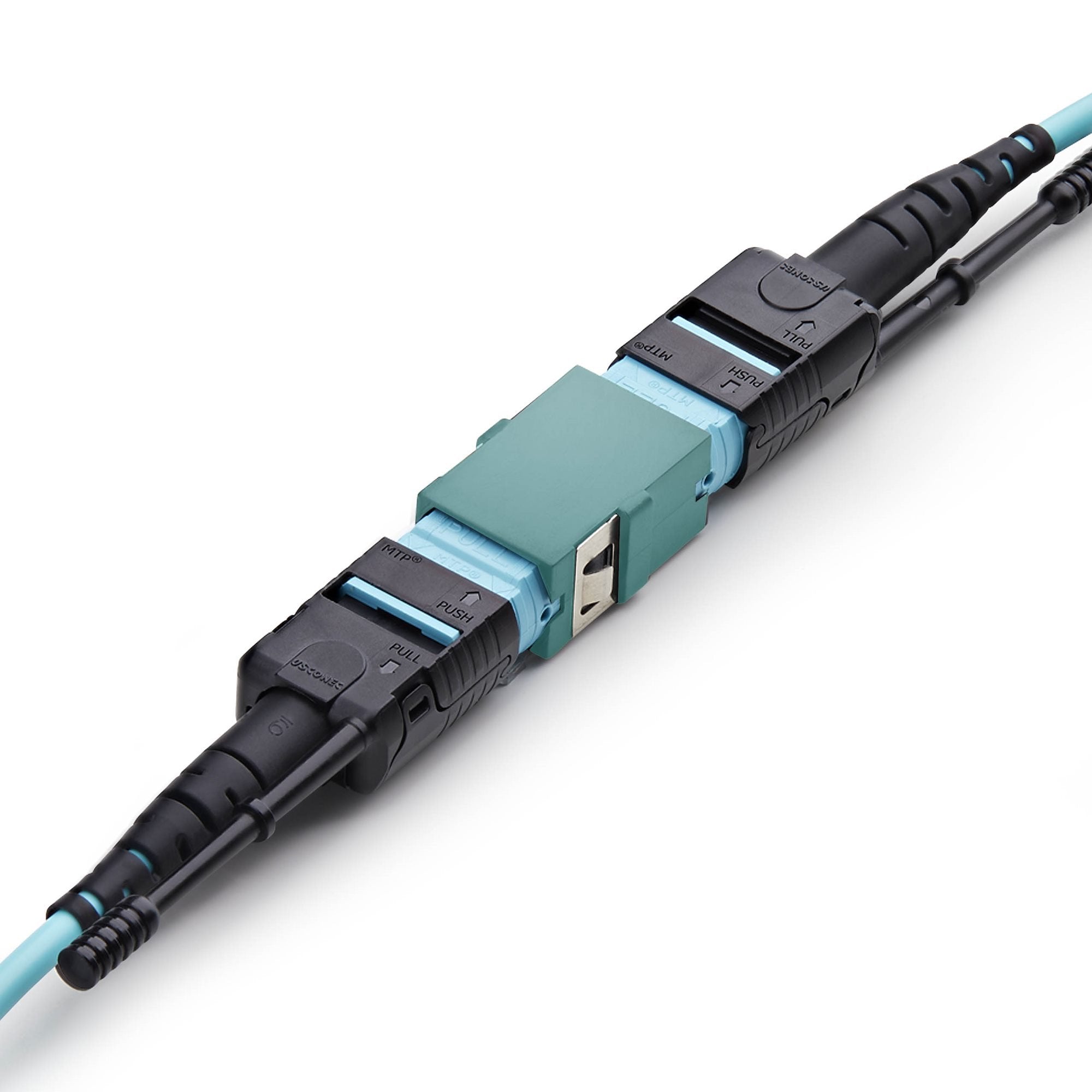 Acoplador De Fibra Ptica Mpo/Mtp Om3/Om4 Multimodo