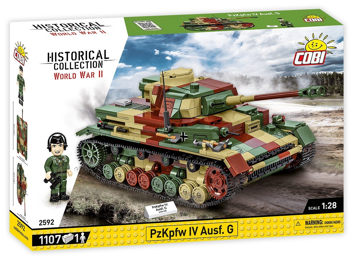 Cobi Blocks Wwii Pzkpfw  Iv Ausf.G 1107 Blocks