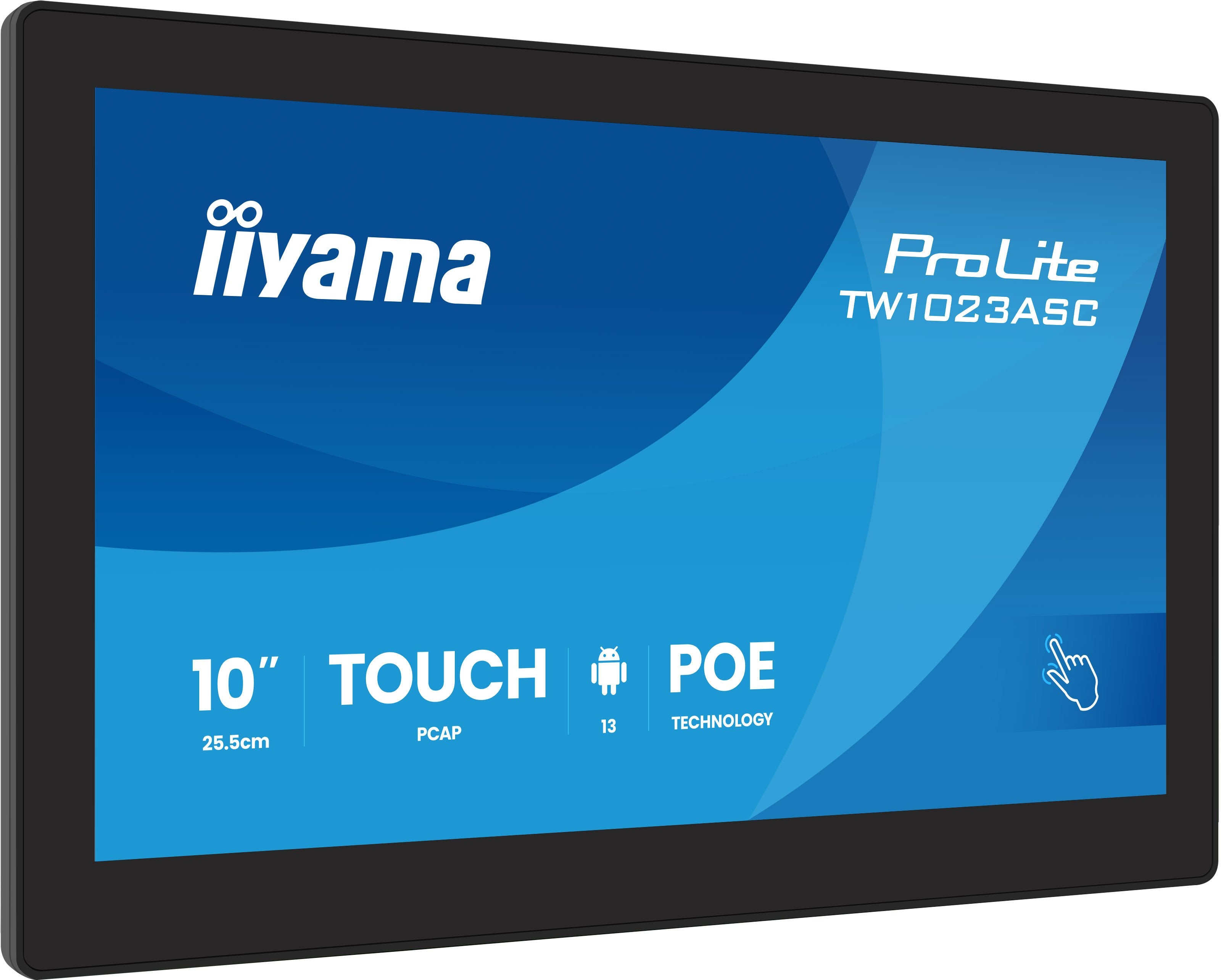 EAN 4948570126927 - iiyama TW1023ASC-B3P pantalla de señalización Diseño de quiosco 25,6 cm (10.1") Wifi 385 cd / m² WXGA Neg imagen 1