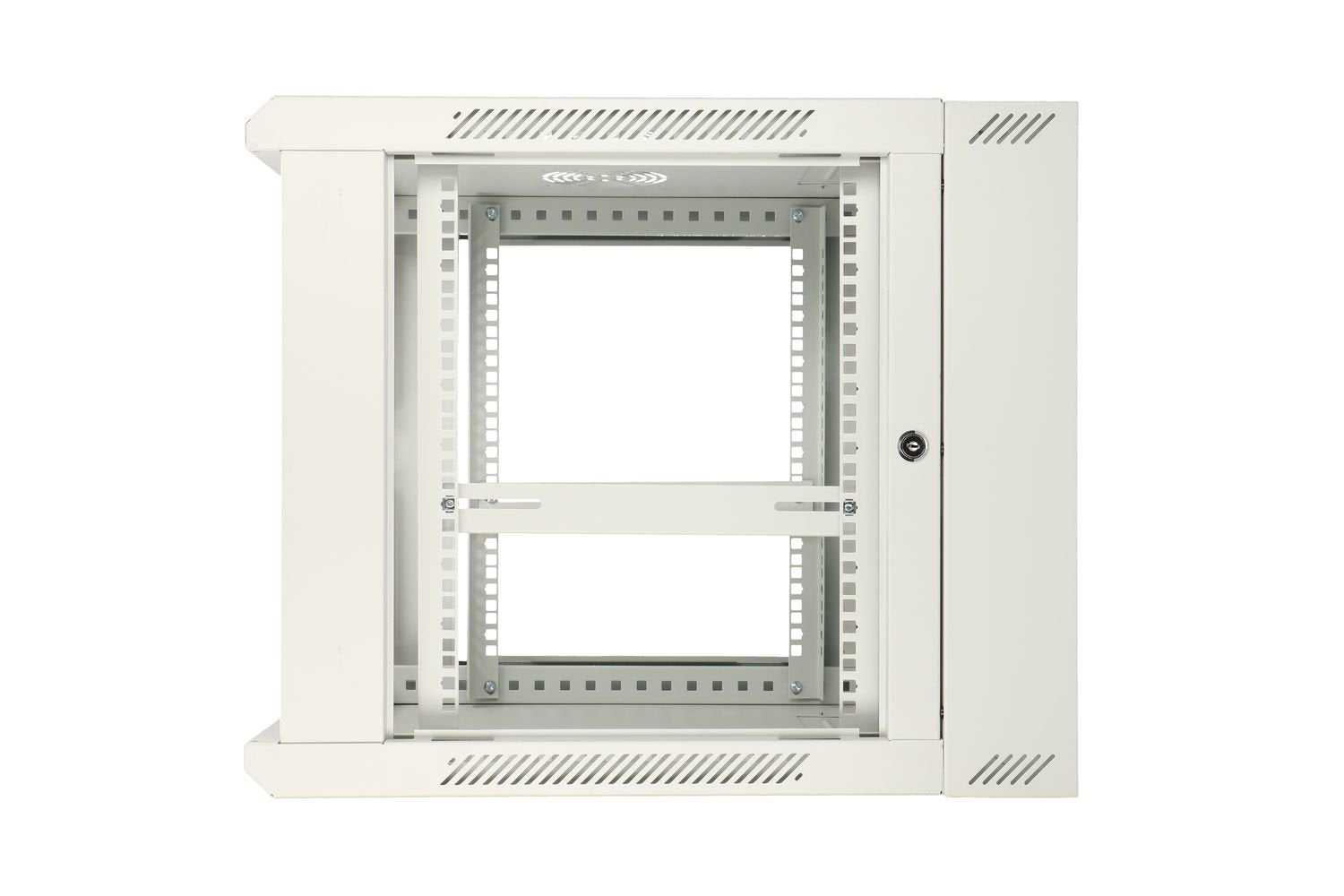 Extralink 9u 600x600 Azh Gris Armario Rackmount Montaje En La Pared, Tipo Swing