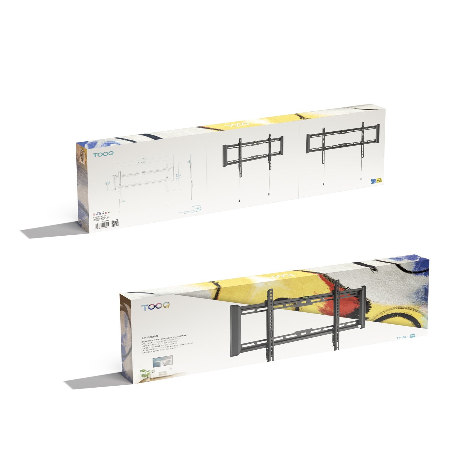 Soporte Fijo Pared Pantallas 37"-80", Negro