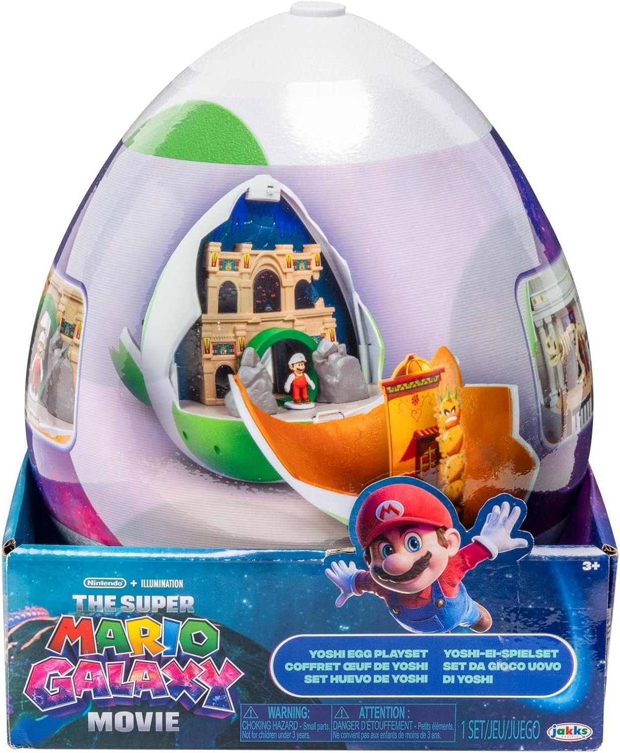 EAN 0192995432246 - The Super Mario Bros. Movie The Super Mario Galaxy Movie Yoshi Egg Playset imagen 5