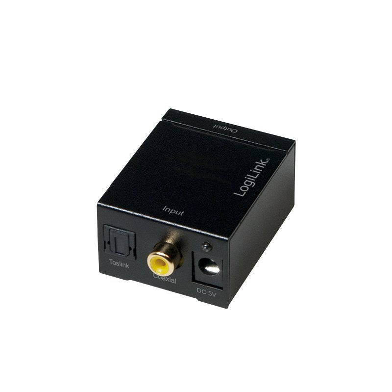 Logilink Convertidor De Audio Digital A Analógico 3.5mm Spdif Coax