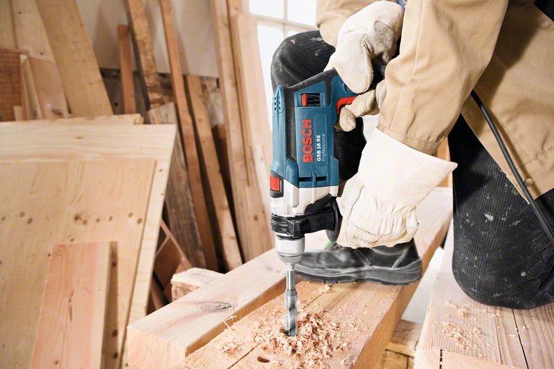 Bosch Professional Taladro De Impacto Gsb 16 Re Professional Azul/Negro, 750 W, Maletín 060114e500