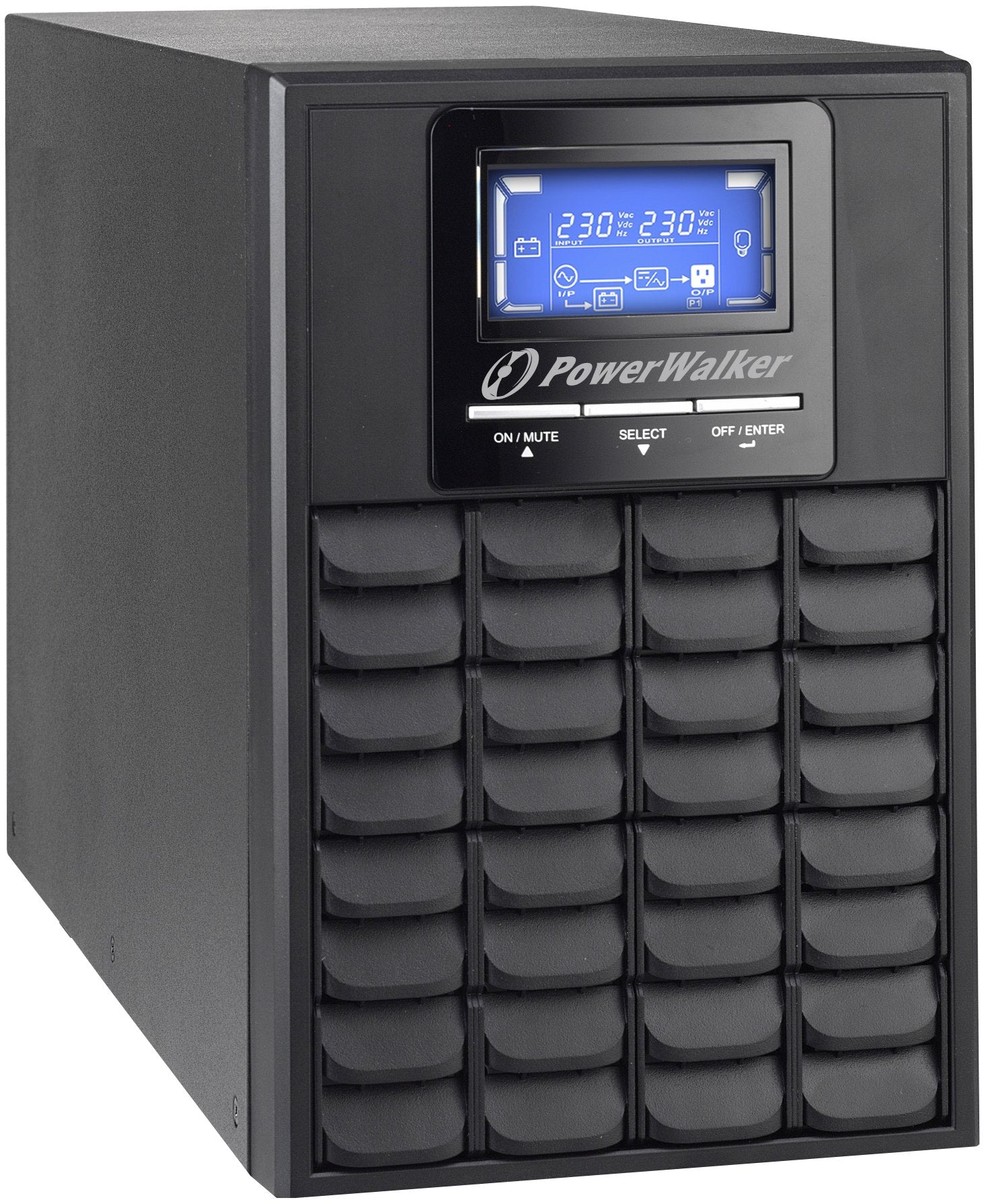 EAN 4260074976557 - PowerWalker VFI 1000C LCD sistema de alimentación ininterrumpida (UPS) Doble conversión (en línea) 1 kVA imagen 2