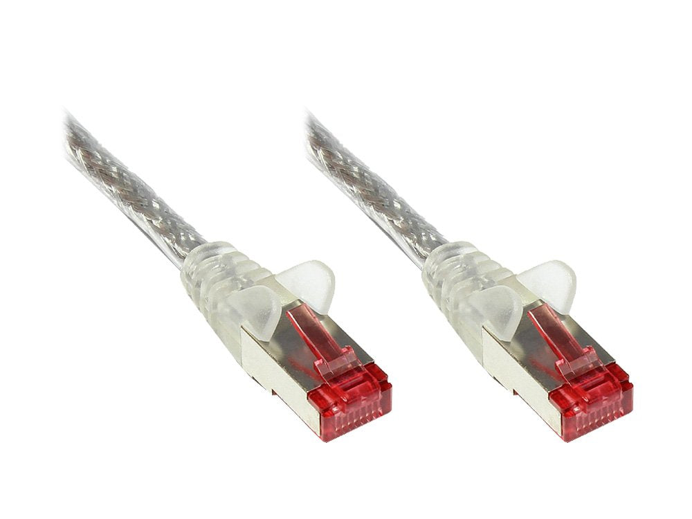 Rns® Cable De Red Mit Rastnasenschutz, Cat. 6, S Ftp, Pimf, Pvc, 250mhz, Transparent, 0,25m, Good Connections®