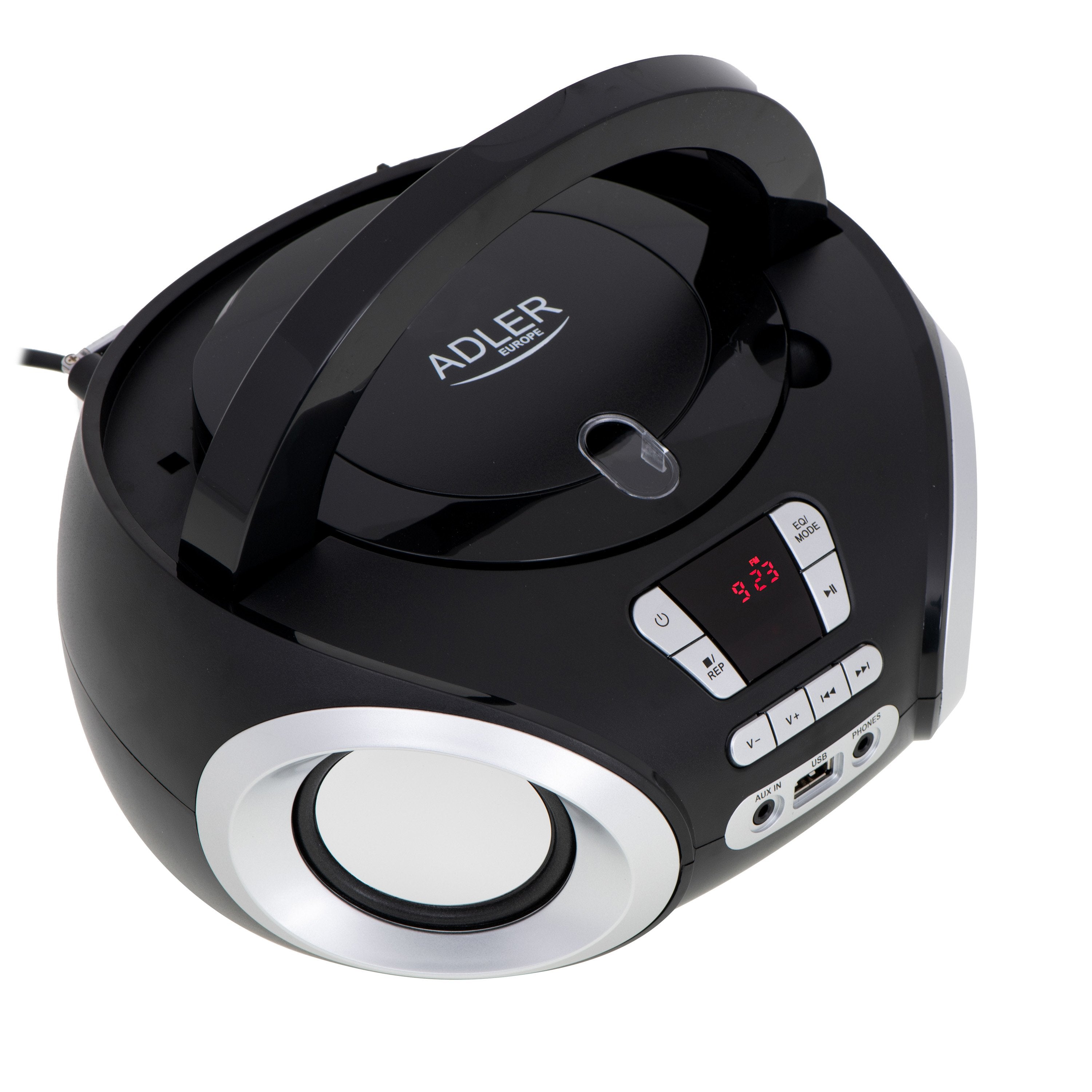 EAN 5902934838580 - Adler AD 1181 reproductor de CD Negro, Plata Reproductor de CD portátil imagen 5