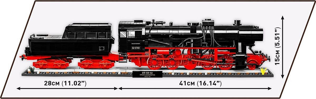 EAN 5902251062873 - COBI DR BR 52 Steam Locomotive imagen 12