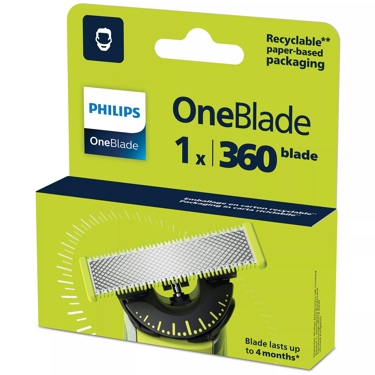 EAN 8710103997122 - Philips Norelco OneBlade QP410/50 accesorio para maquina de afeitar Cuchilla de afeitar imagen 3