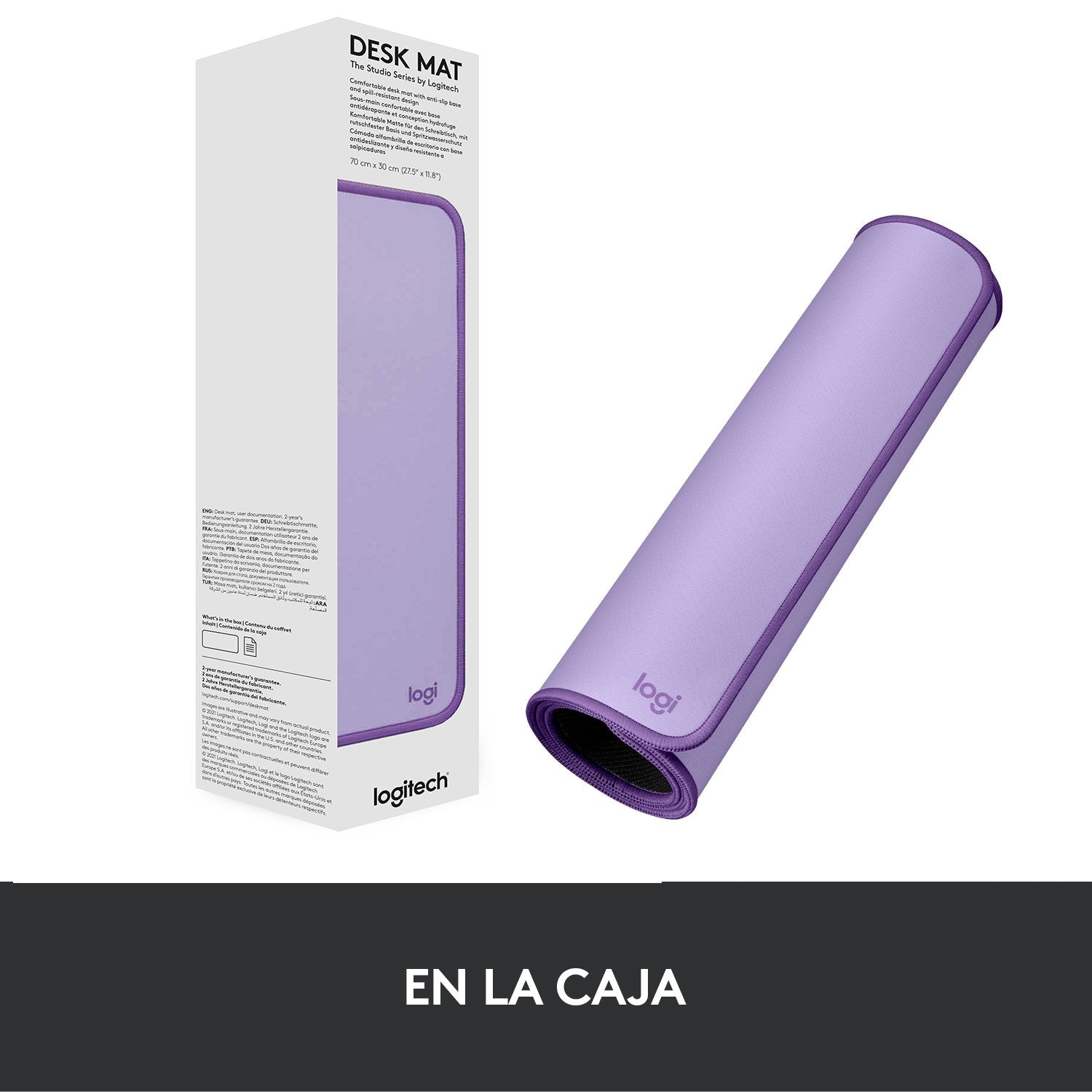Logitech Alfombrilla Extra-Grande Para Raton Morado
