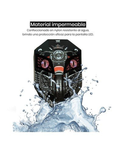 Mochila Led Woxter Knight Bike 20l Pantallas Led Personalizables Amplio Espacio Porta Cascos