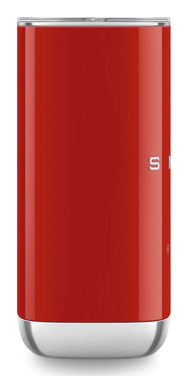 Smeg Milchaufschäumer Mff02rdeu, 3 Funktionen, Antihaft, 500w, Rojo