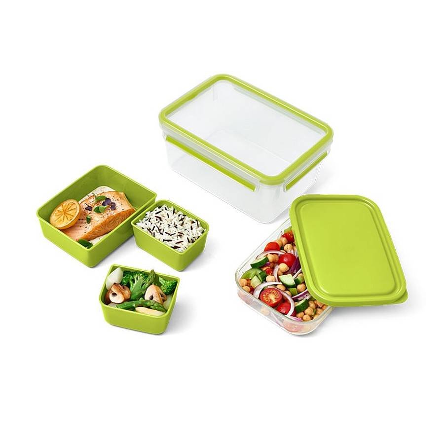 EAN 4009049529530 - EMSA CLIP & GO XL Táper 2,3 L Verde, Transparente 1 pieza(s) imagen 2