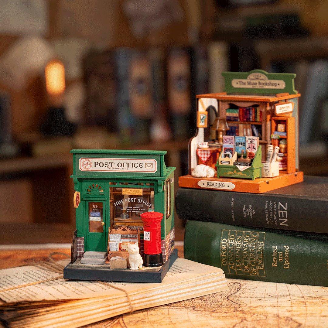 EAN 6946785121001 - ROBOTIME DS037 Casa en miniatura y rincón de libros para montar Casa en miniatura para montar imagen 8