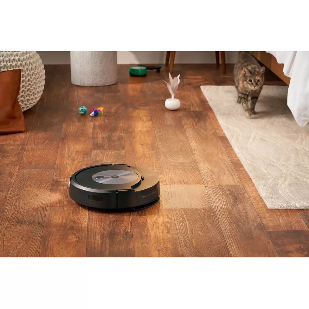 Robot Roomba Combo J7+ Aspiradora Robotizada Bolsa Para El Polvo Negro, Acero Inoxidable
