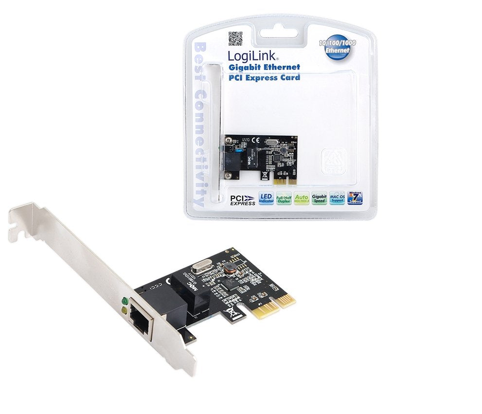 Logilink Tarjeta Pci Express Gigabit 10/100/1000mbs (Realtek) Pc0029a