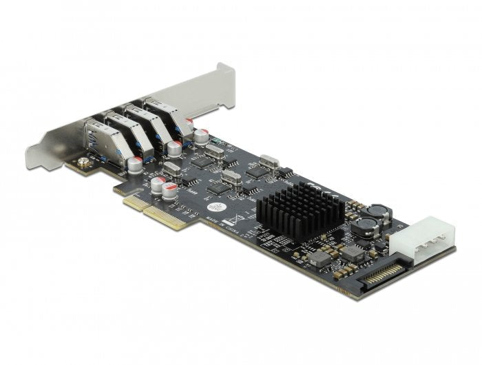 Tarjeta Delock Pci Express X4 Usb 3.0 Externos