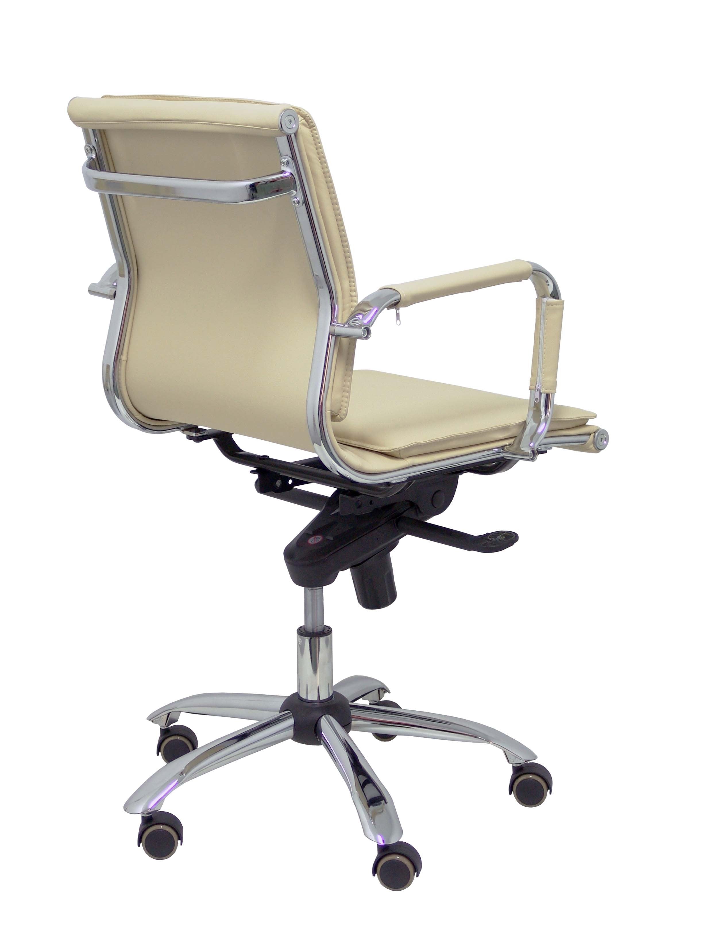 Sillón Yeste Confidente Giratorio Similpiel Crema