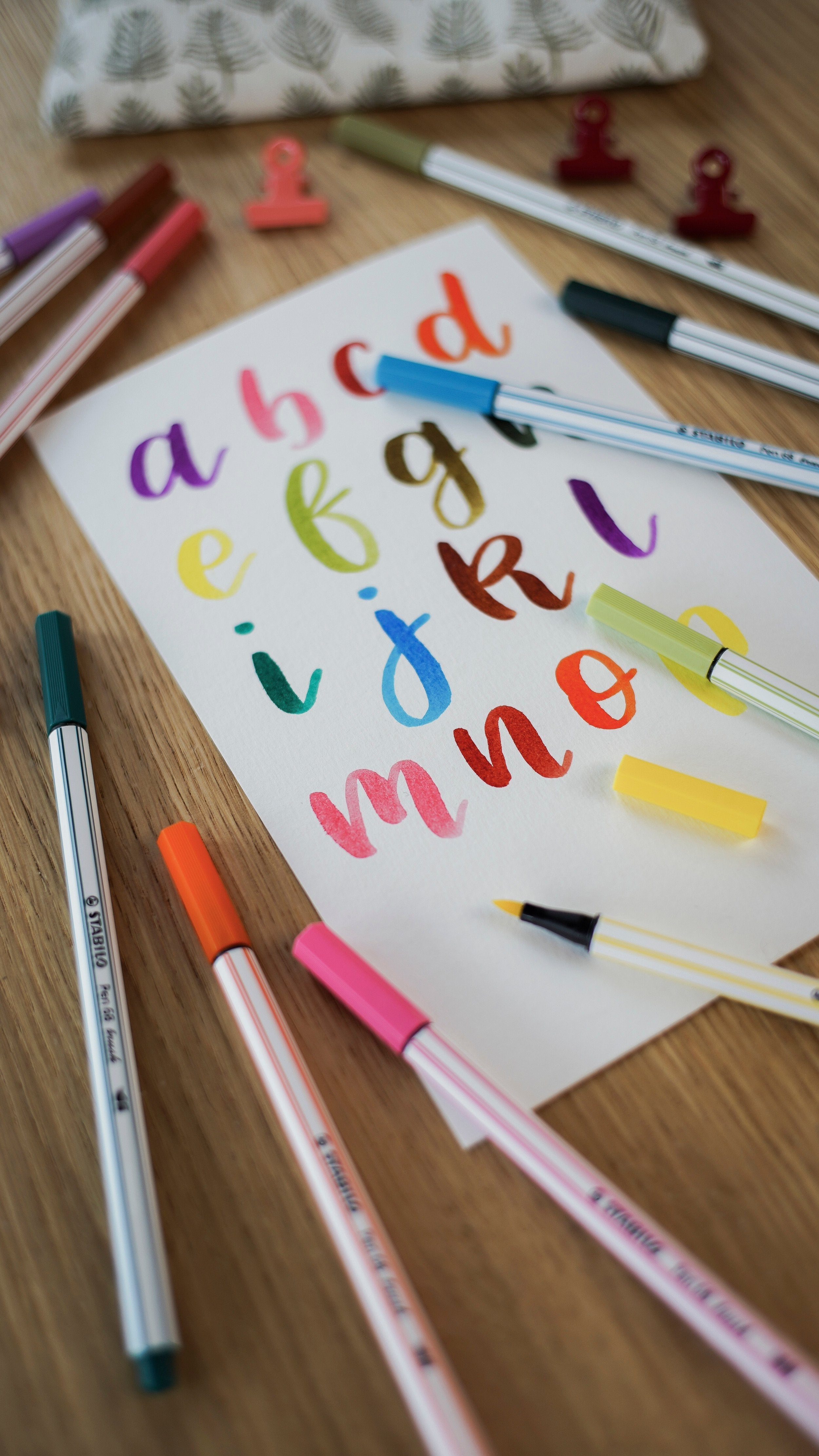 Stabilo Pen 68 Brush Arty Pack De 30 Rotuladores - Punta De Pincel - Tinta A Base De Agua - Colores Surtidos