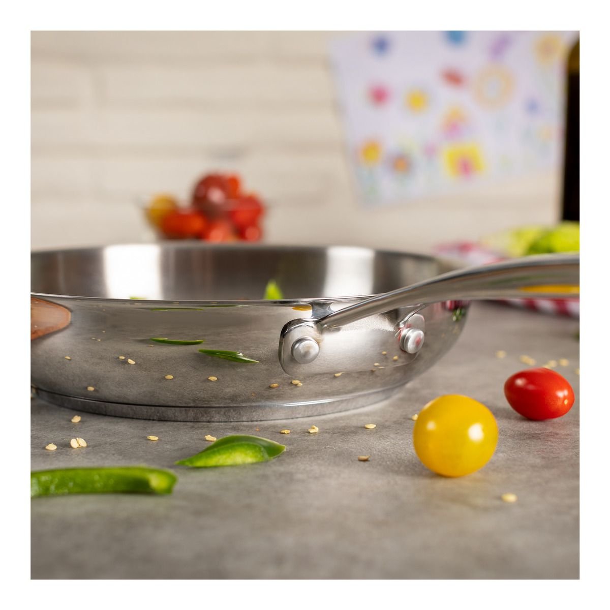 Kuhn Rikon Allround Bratpfanne Unbeschichtet Ø 20 Cm