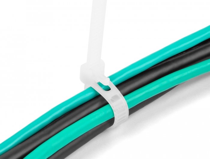 Delock Cablebinder Wiederverwendbar L 200 X B 4,8 Mm 100 Stück Weiss