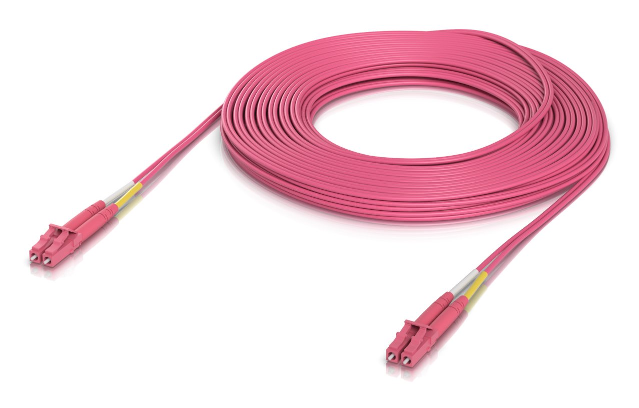 Ubiquiti Uacc-Ofc-M2-Lulu-15m Cable De ConexiÓ N De Fibra Multimodo Om4 De 15 Metros Para Interior Con Conectores DÚ Plex Lc Upc.