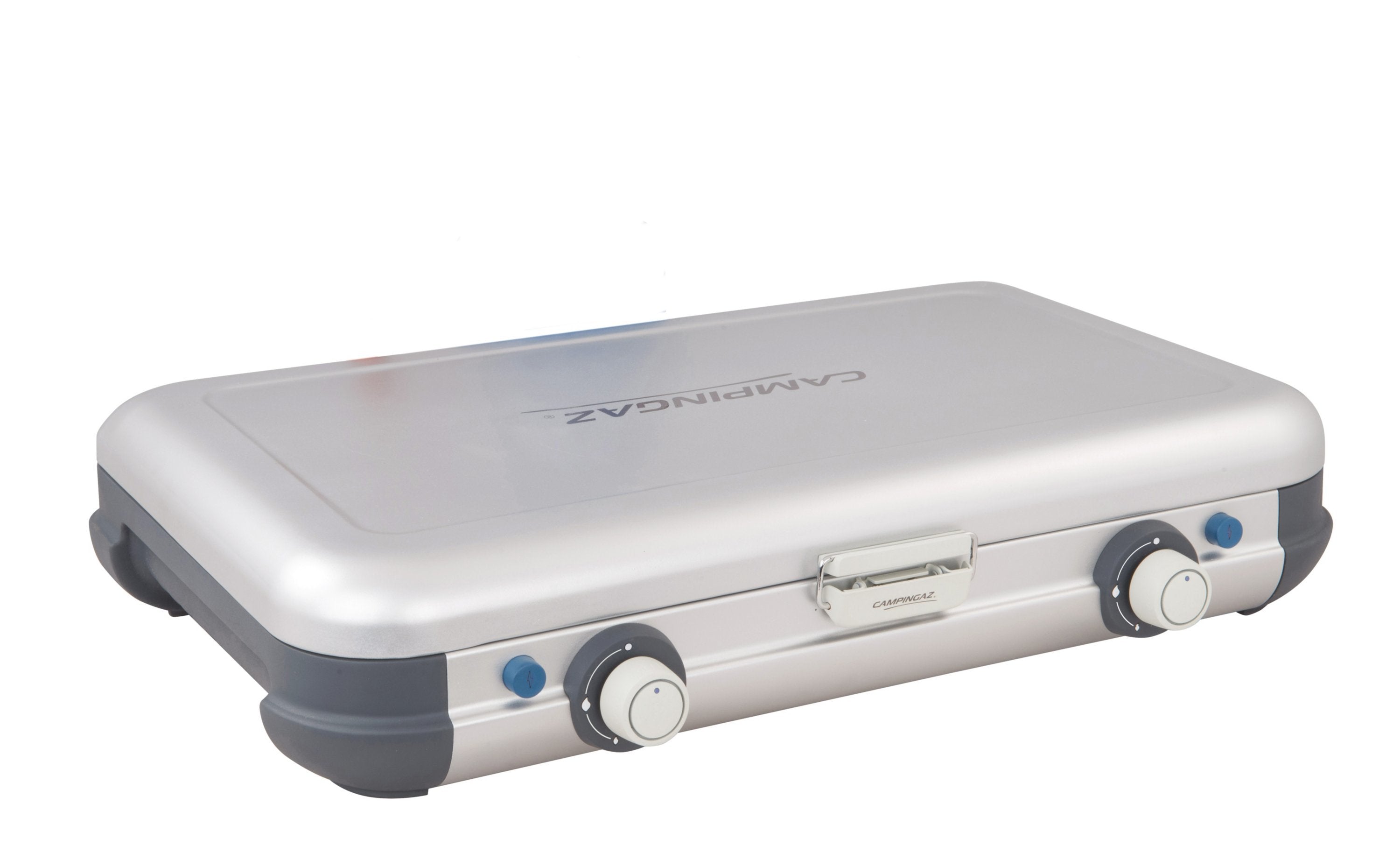 Campingaz Camping Kitchen 2 Grill & Go Cv, Cocina De Gas (Gris/Negro, 2x 2kw, Modelo 2023)