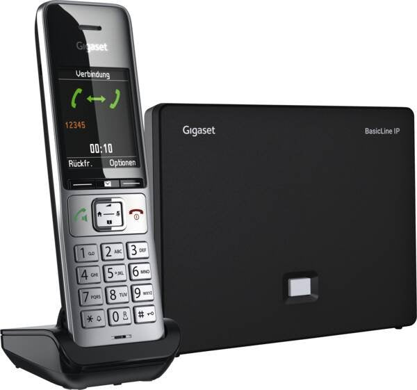 Gigaset Basicline Ip+Comfort 500hx Plata-Schwarz