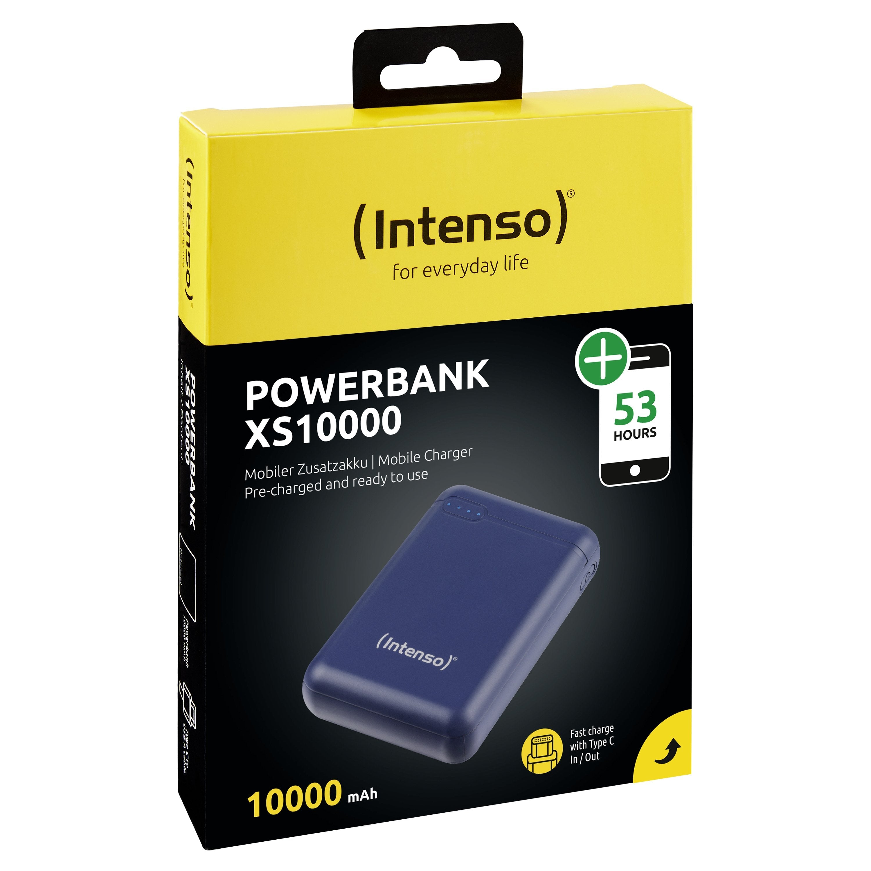 EAN 4034303028498 - Intenso XS10000 Polímero de litio 10000 mAh Azul imagen 2