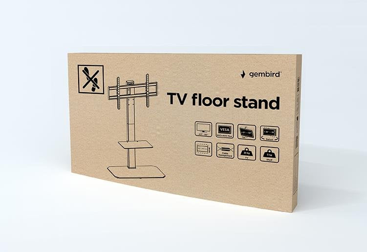 EAN 8716309135108 - Gembird TVS-86ST-01 soporte para TV 2,18 m (86") Negro imagen 9