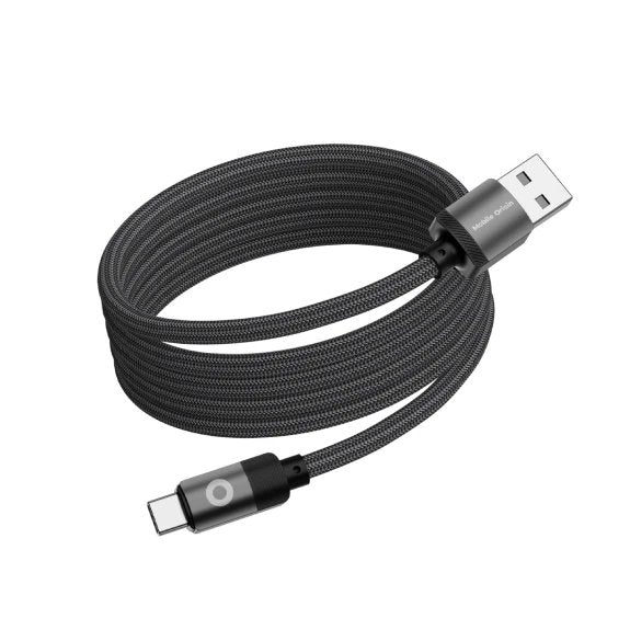 Mobile Origin Magnetic Cable Usb-A To Usb-C Black 1m