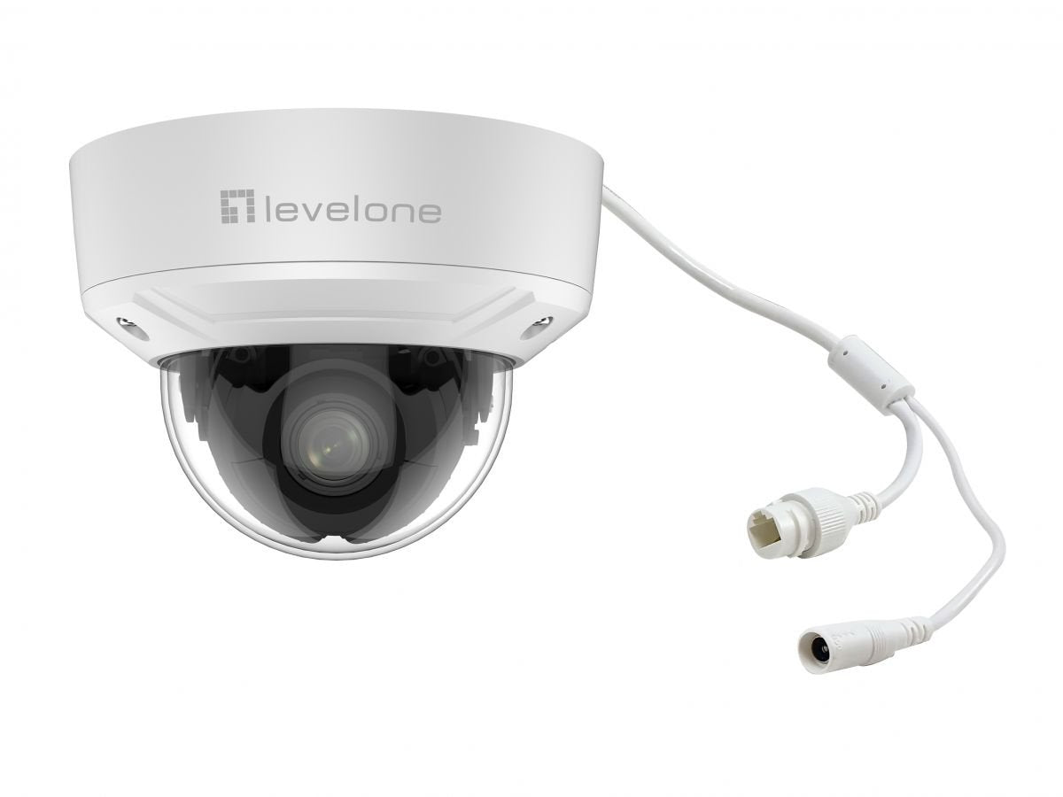 Levelone Ipcam Fcs-3461 Dome Out 2mp H.265 Ir 10w Poe