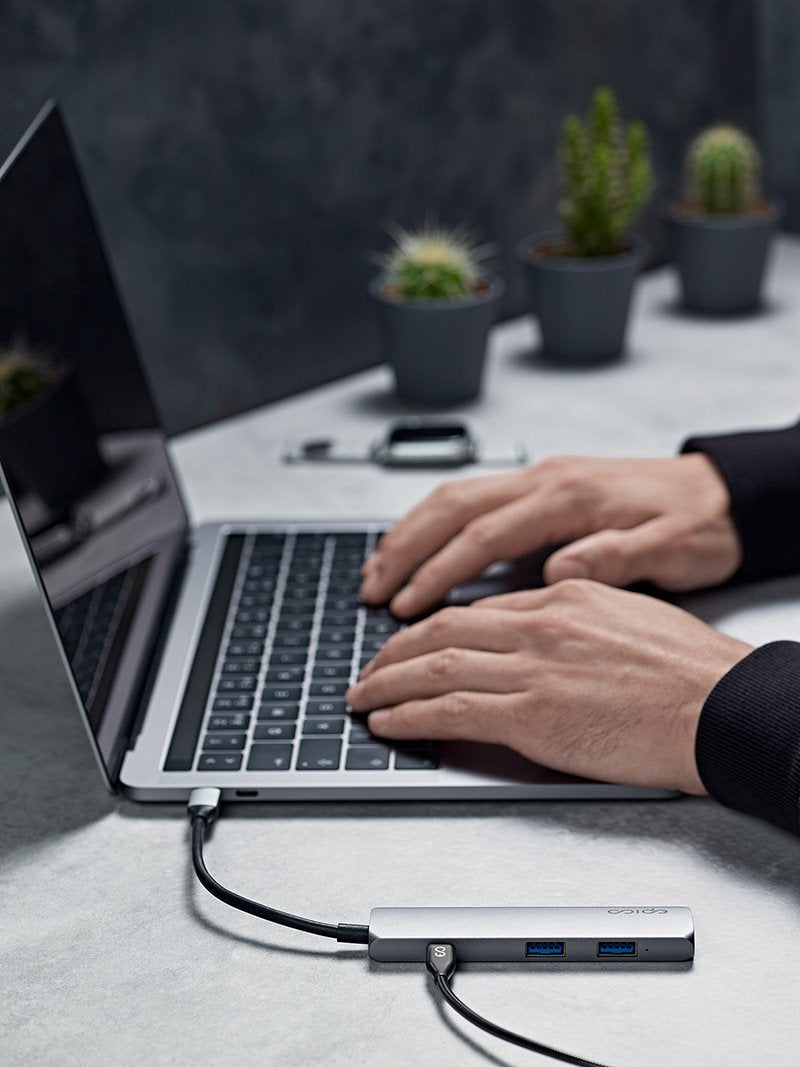 Epico Hub Usb-C A 4k Hdmi 2usb-A Usb-C - Gris Espacial