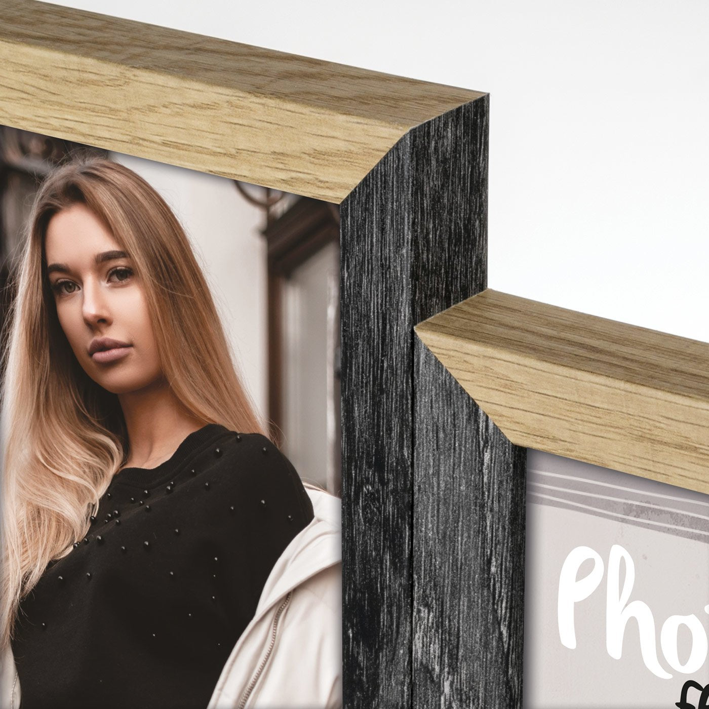 Zep Vercelli Black 6x10x15 Wood Gallery Dn688b