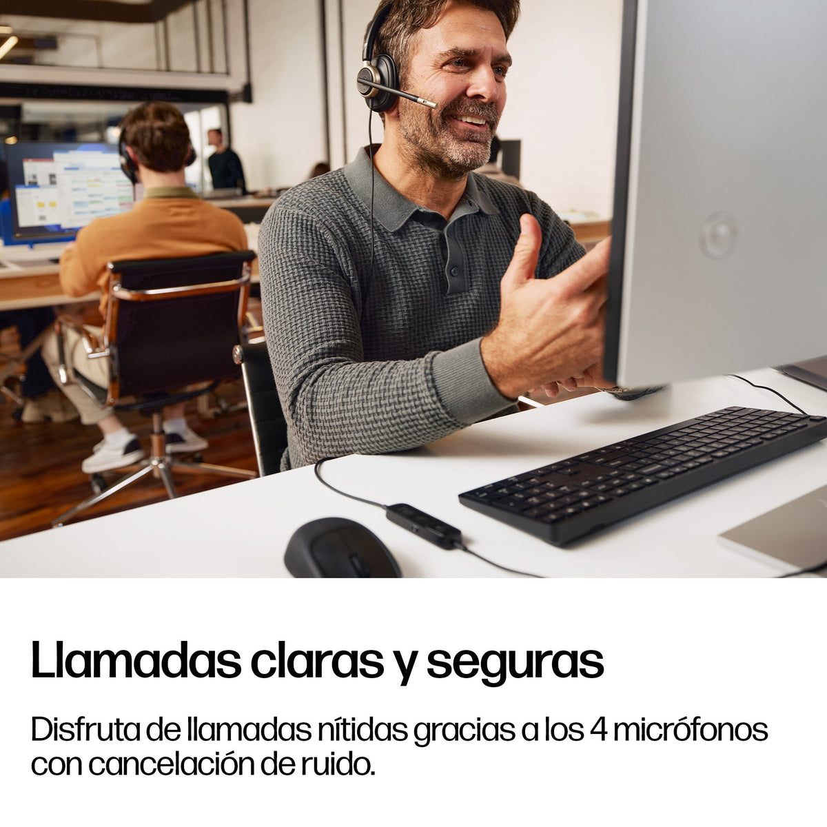 EAN 0199764365620 - HP Poly Mission 825 Stereo USB Wired Headset (Bulk) Alámbrico Diadema Llamadas/Música Negro imagen 6