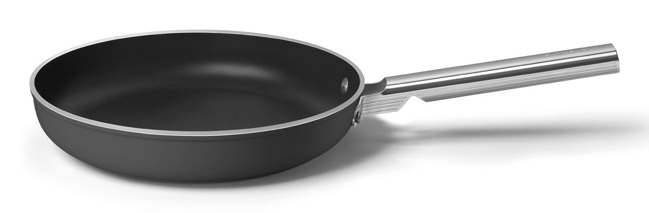 Smeg Fpf2802blm Bratpfanne, 28 Cm, Keramik, Edelstahlgriff, Mattschwarz