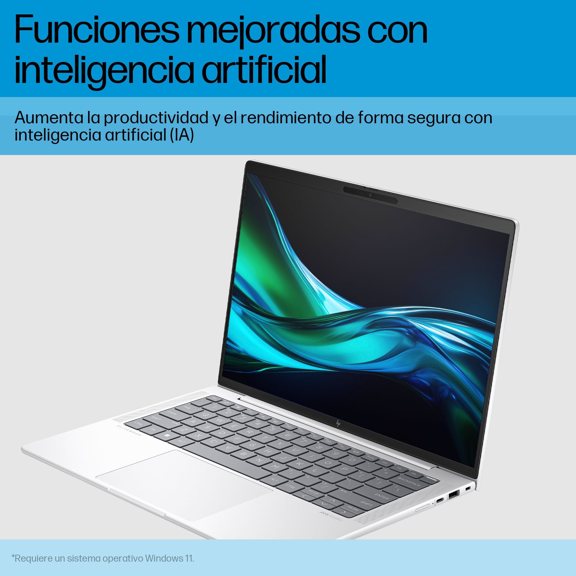 EAN 198415351166 - HP EliteBook 1040 G11 Intel Core Ultra 5 125H Portátil 35,6 cm (14") WUXGA 16 GB LPDDR5x-SDRAM 512 GB SSD imagen 6