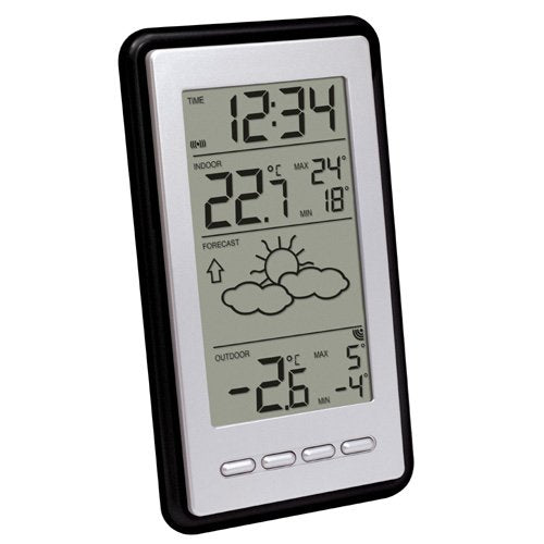 Technoline Ws 9130-It Estación Meteorológica Digital Negro, Plata