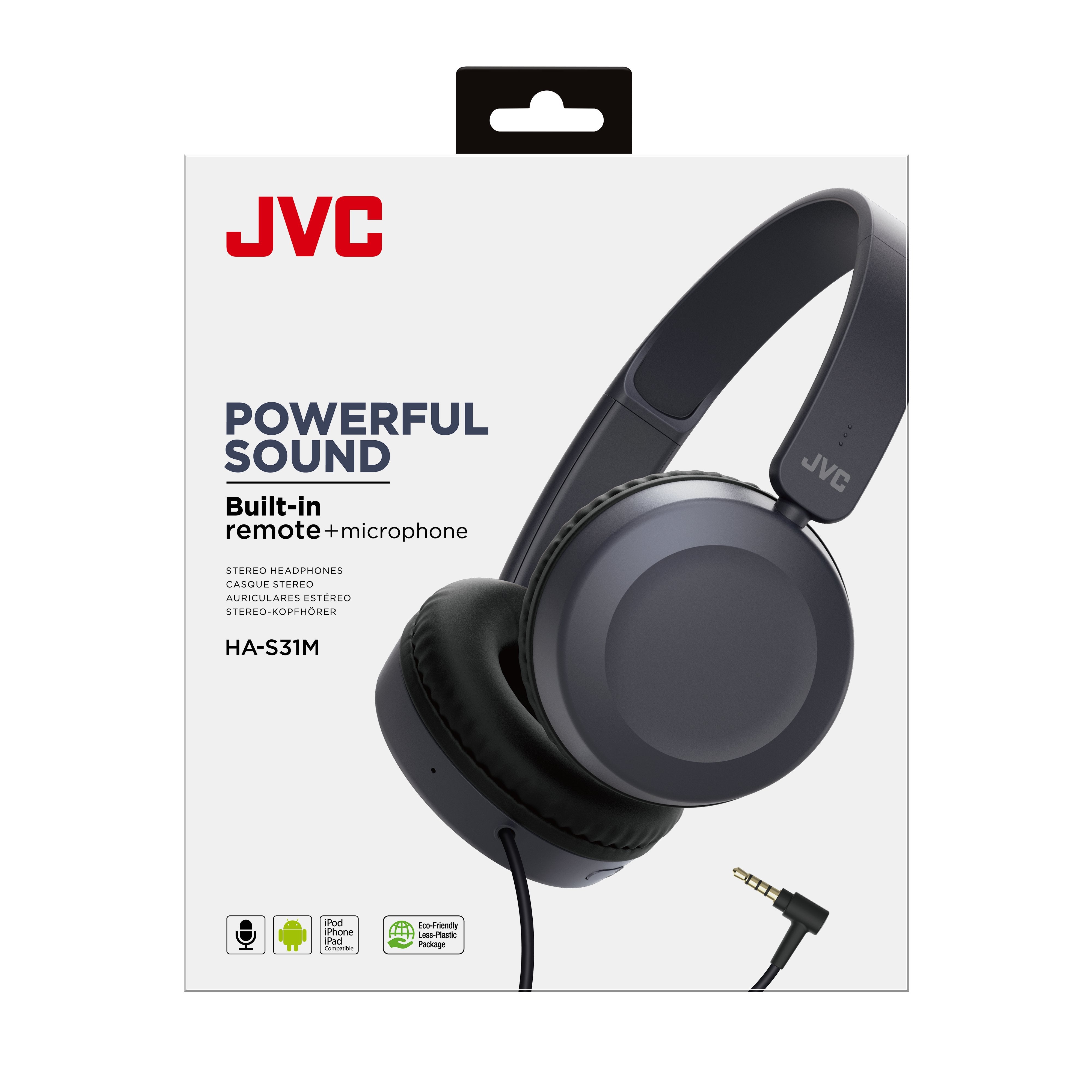 EAN 4975769458637 - JVC HA-S31M-A Auriculares Alámbrico Diadema Llamadas/Música Azul imagen 7