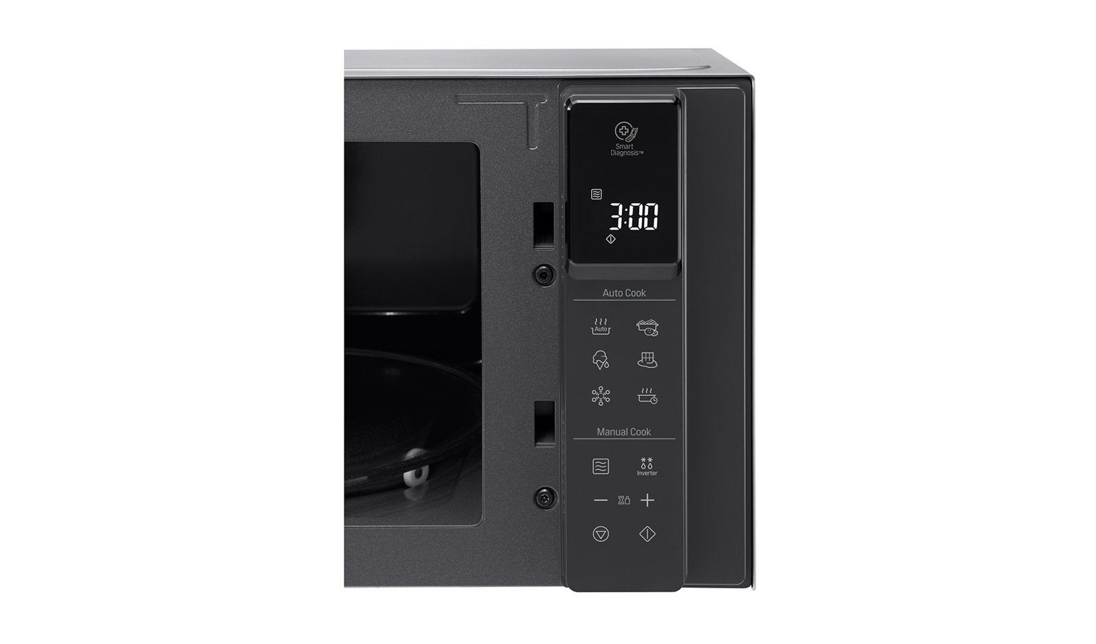 Microondas Lg Ms2595cis Plata, Acero Inoxidable Solo Microondas Encimera 25 L 1000 W