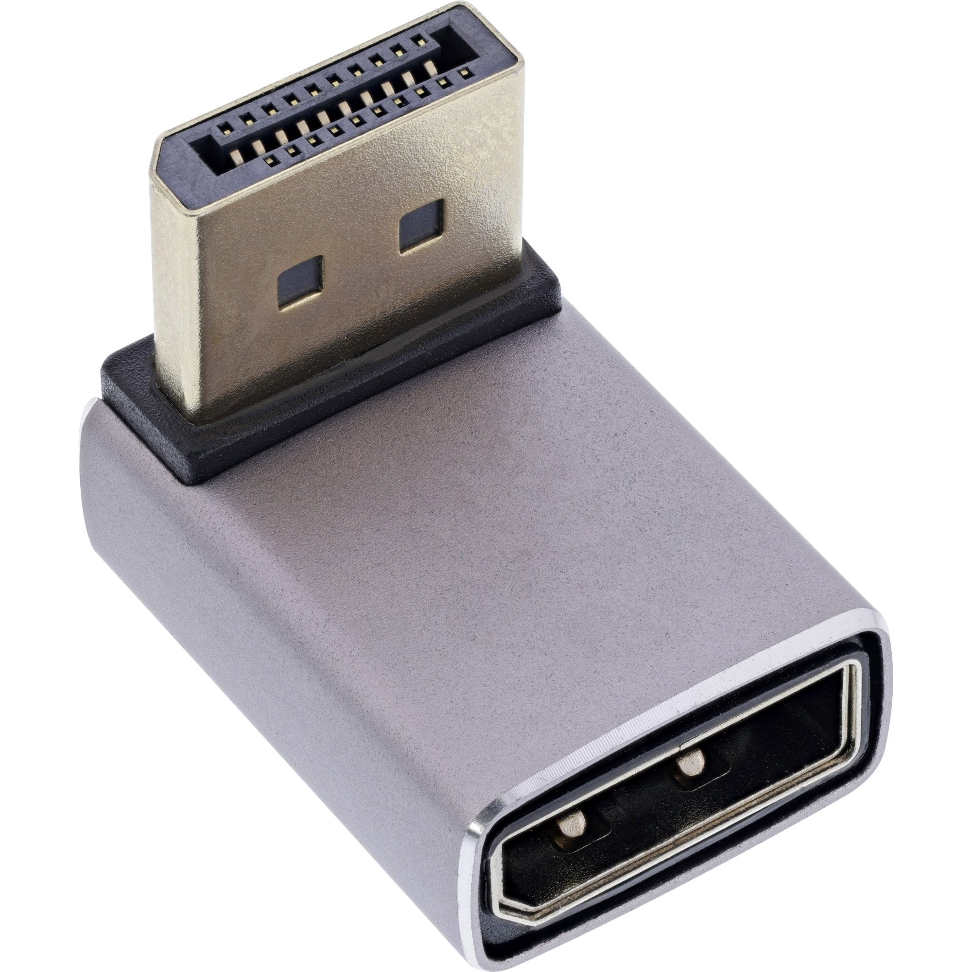 Inline® Displayport 1.4 Adapter, Displayport Macho / Female, 90° Top, 8k Uhd