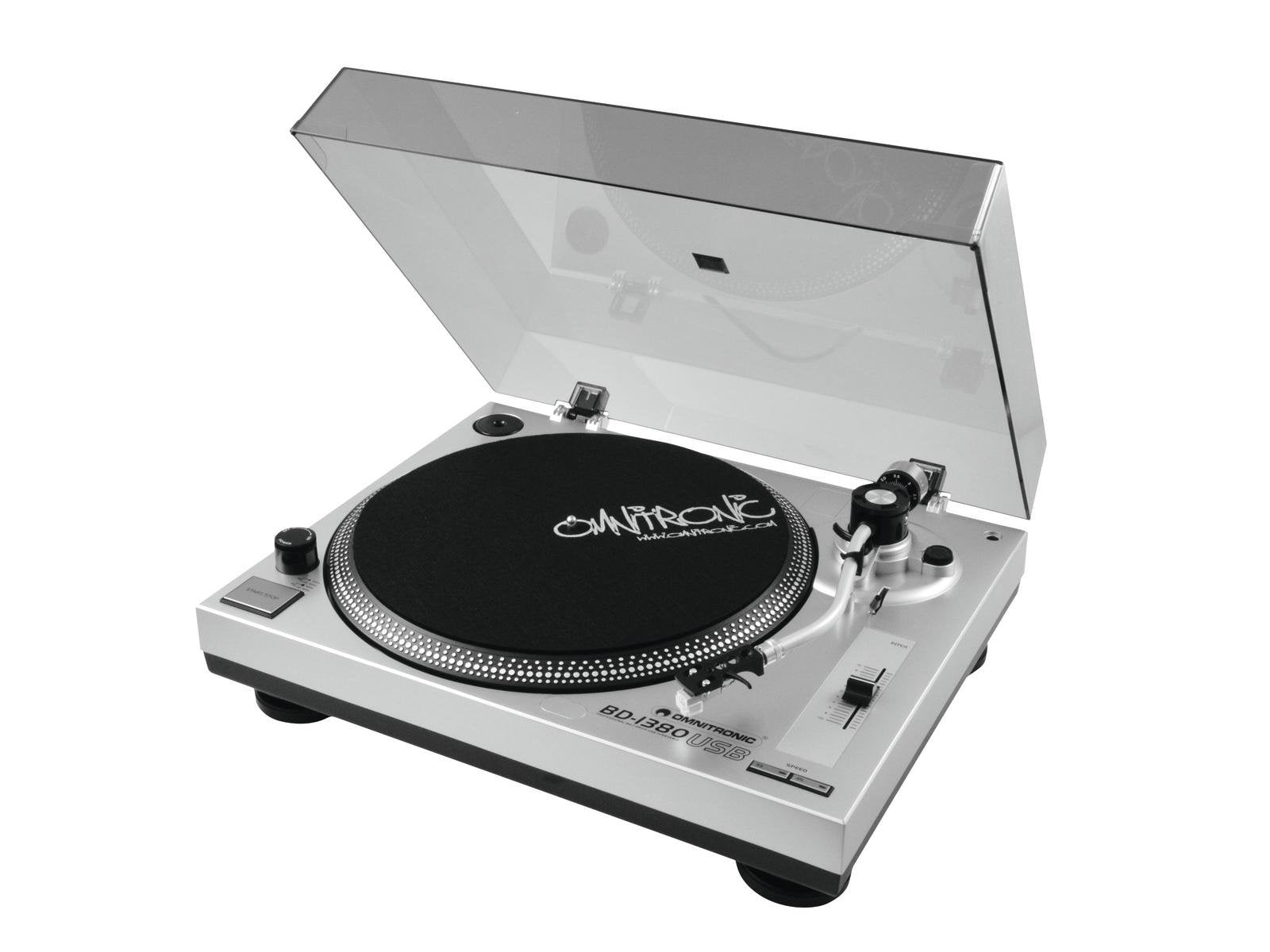 Tocadiscos Omnitronic Bd-1380 Silver