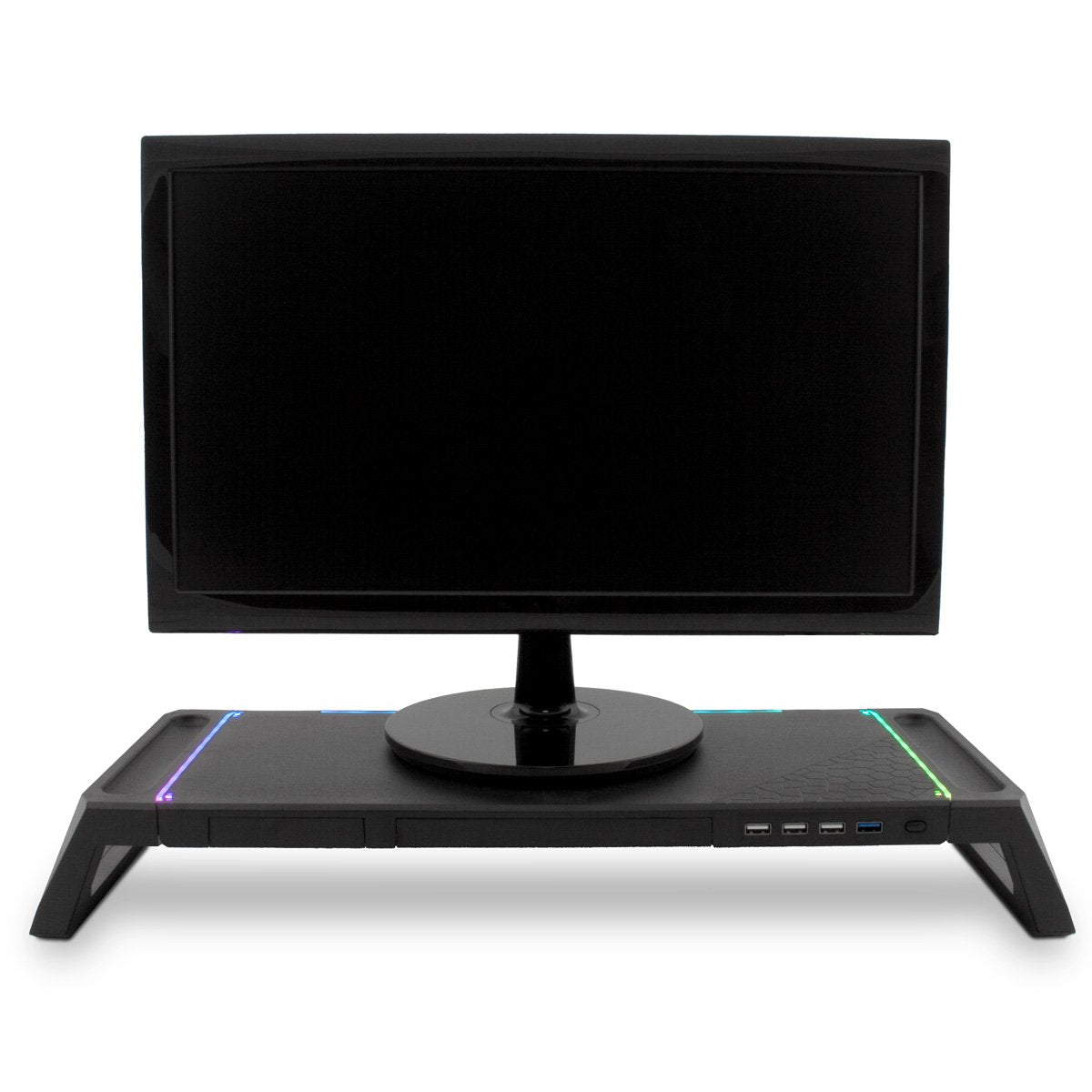 Elevador Soporte De Monitor Deep Gaming Con Hub Usb